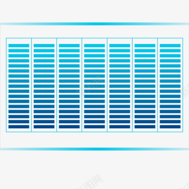 广告设计模板蓝色表矢量图图标图标
