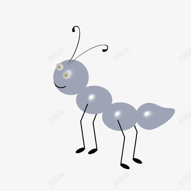 简笔画蚂蚁png免抠素材_88icon https://88icon.com 小蚂蚁 简笔画 素描 蚂蚁