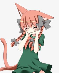 害羞动漫女孩素材
