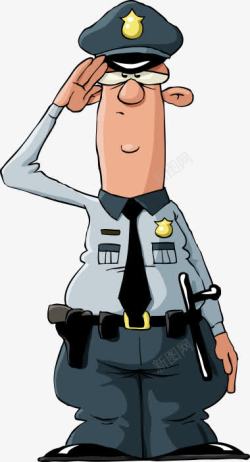 警察卡通人物素材