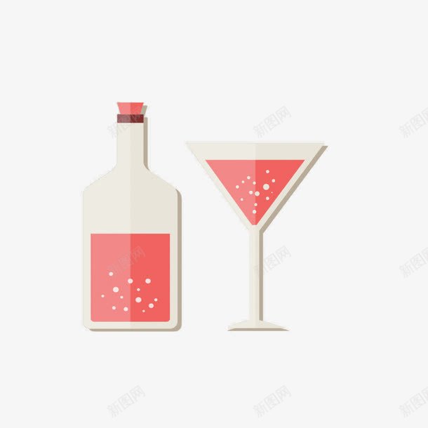 粉色鸡尾酒png免抠素材_88icon https://88icon.com 矢量素材 粉色 粉色素材 素材 鸡尾酒