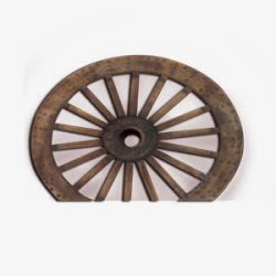 中国风古代车轮装饰素材