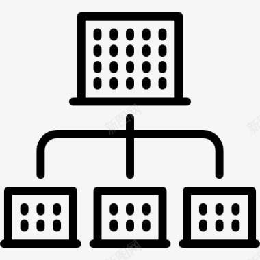 春节方案办公楼图标图标