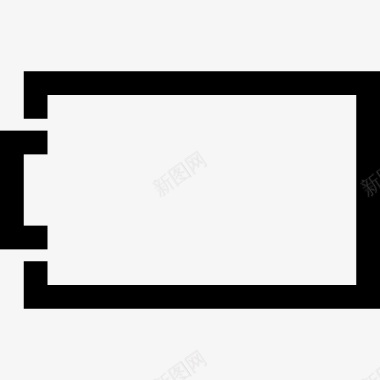 电瓶车充电空电池图标图标