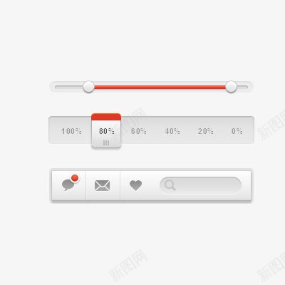 查询栏和进度条png免抠素材_88icon https://88icon.com 查询栏 网页 进度条