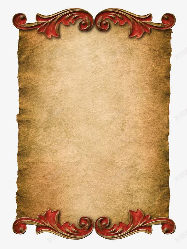 羊皮纸背景png免抠素材_88icon https://88icon.com 复古 羊皮纸 背景