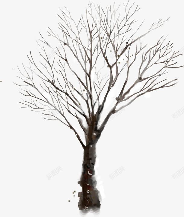 扁平风格创意合成褐色的树木png免抠素材_88icon https://88icon.com 创意 合成 扁平 树木 褐色 风格
