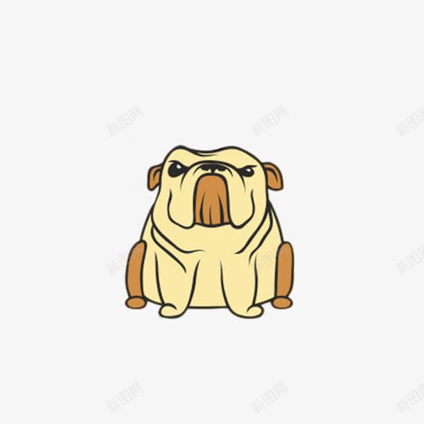 卡通吐舌头黄色斗牛犬png免抠素材_88icon https://88icon.com Q版 免扣 免费下载 凶悍 动物 卡通 卡通斗牛犬 宠物 强壮 犬 狗 萌