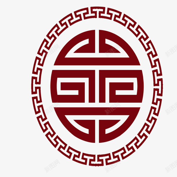 喜字团案png免抠素材_88icon https://88icon.com 中国风 创意喜字 红色喜字