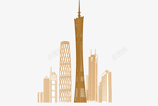 手绘城市大楼png免抠素材_88icon https://88icon.com 免抠图 城市大楼 房子 抠图 插画 装饰图