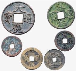 铜钱古币素材
