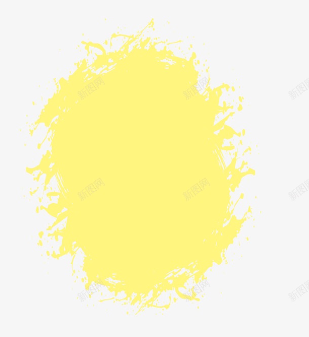 黄色背景png免抠素材_88icon https://88icon.com 卡通 喷墨 喷漆 背景 黄色