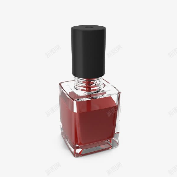 透明玻璃瓶红色指甲油png免抠素材_88icon https://88icon.com 指甲油 玻璃瓶 红色 透明