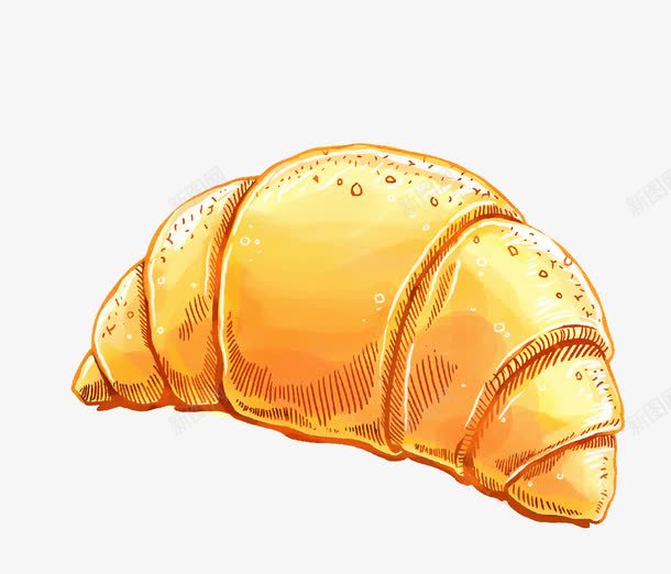 食物面包png免抠素材_88icon https://88icon.com 手绘 插画 糕点 面包 食物