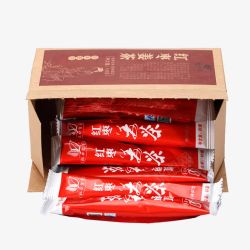 生姜红枣茶盒装素材