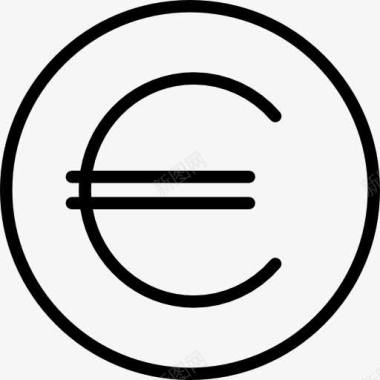 交易欧元图标图标