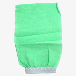 果绿色搓澡巾素材