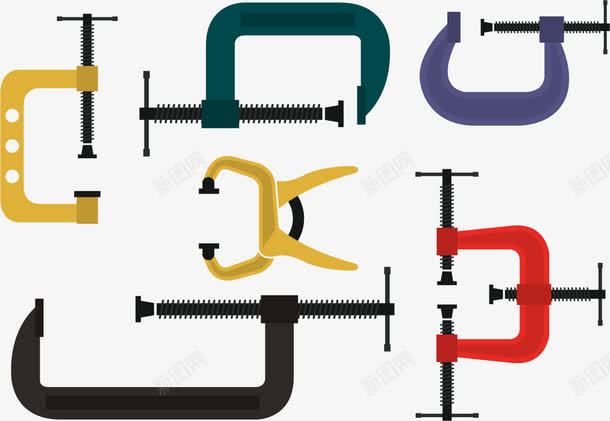 维修工具矢量图ai免抠素材_88icon https://88icon.com 五金 固定 工具 维修 矢量图