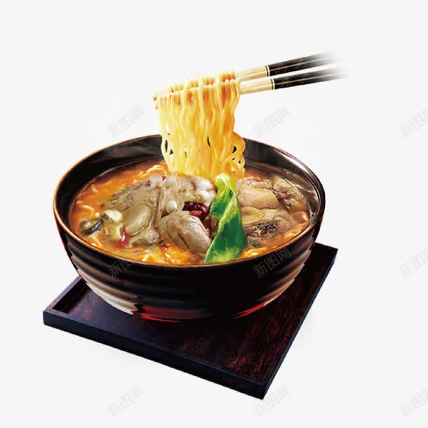 鸡肉拉面png免抠素材_88icon https://88icon.com 拉面 面 食品 鸡肉