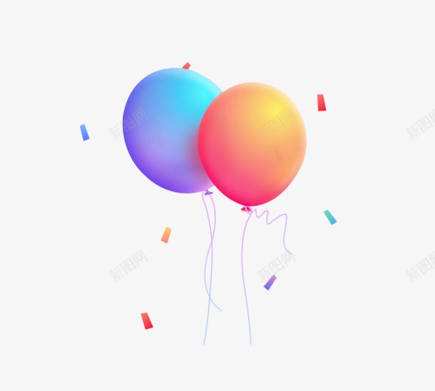 彩色的气球png免抠素材_88icon https://88icon.com 圆形 彩色 气球 漂浮彩片