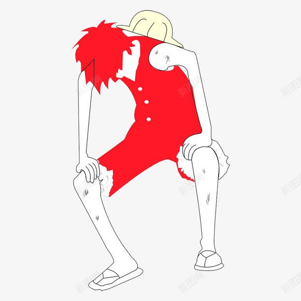一个垂头丧气的人png免抠素材_88icon https://88icon.com 卡通人物 泄气 矢量素材 简笔画