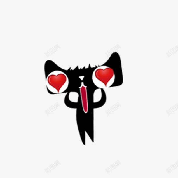 惊讶的天猫头png免抠素材_88icon https://88icon.com 喜欢 天猫 天猫头