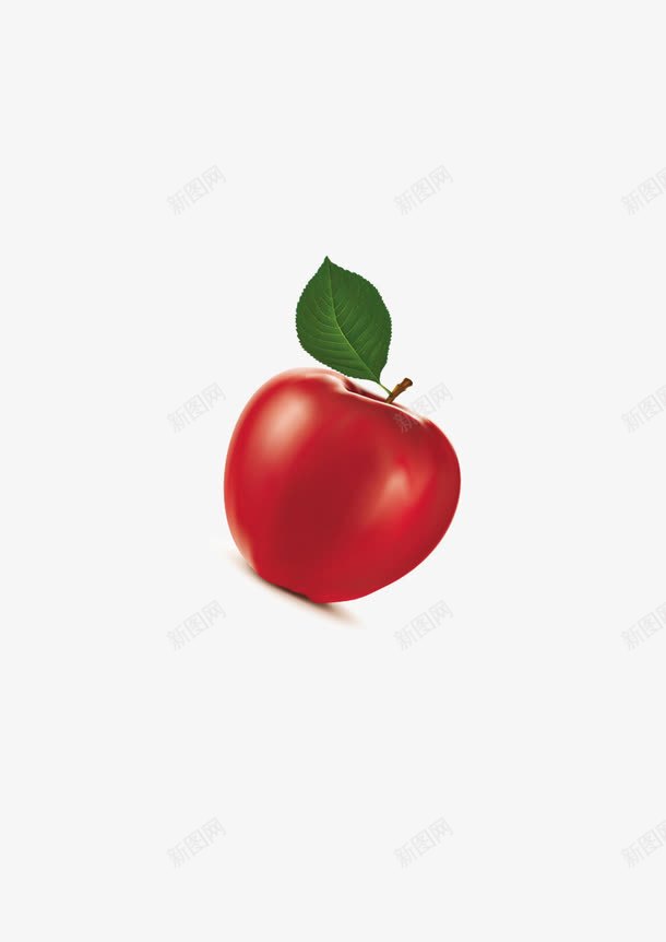 一个红苹果png免抠素材_88icon https://88icon.com 一个 水果 红苹果 苹果