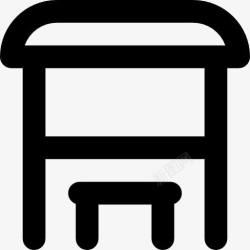 公共汽车站公共汽车站图标高清图片