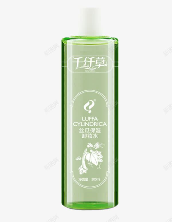 千纤草卸妆水png免抠素材_88icon https://88icon.com 产品实物 干净 锁水