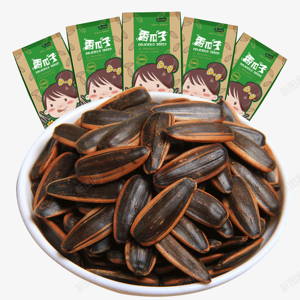 瓜子png免抠素材_88icon https://88icon.com 干果 美味瓜子 美食 香瓜子 高清瓜子素材