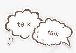 漫画风格对话框素材