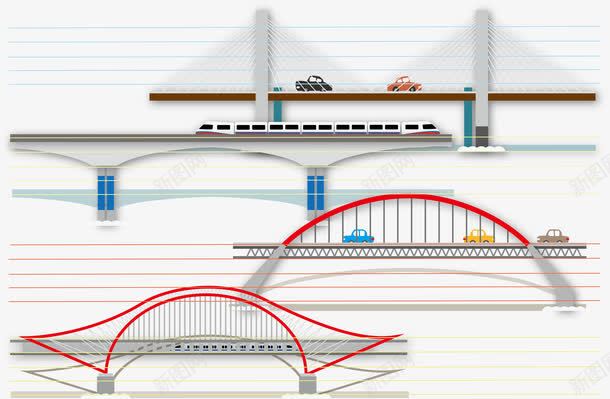 桥都矢量图ai免抠素材_88icon https://88icon.com 点 矢量桥 线 面 矢量图