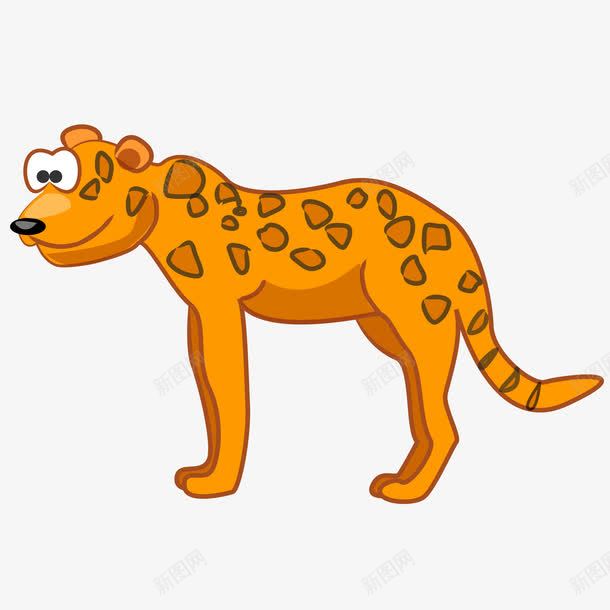 卡通金钱豹png免抠素材_88icon https://88icon.com 卡通 卡通花豹 豹子 野兽