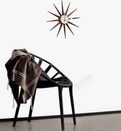 棕色躺椅装饰素材