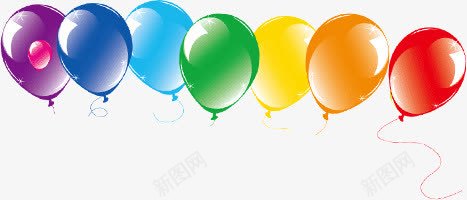 彩色气球氢气球红黄蓝绿紫png免抠素材_88icon https://88icon.com 彩色气球 氢气球 红黄蓝绿紫