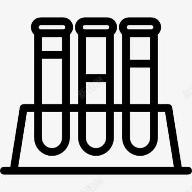 实验室实验三试管图标图标