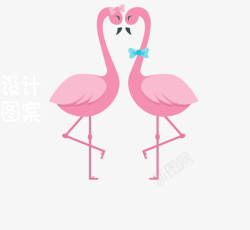 爱情卡通可爱小动物装饰爱情动物素材