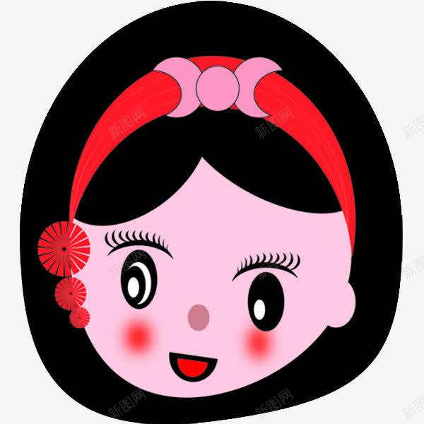 女孩头像插画png免抠素材_88icon https://88icon.com 卡通人物画 女孩卡通画 女孩装饰画