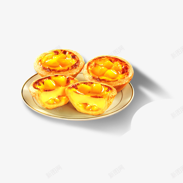 食物蛋挞psd免抠素材_88icon https://88icon.com 糕点 蛋挞 食品 食物