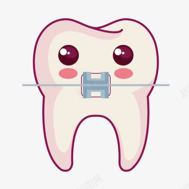 有关牙齿牙齿表情图标图标