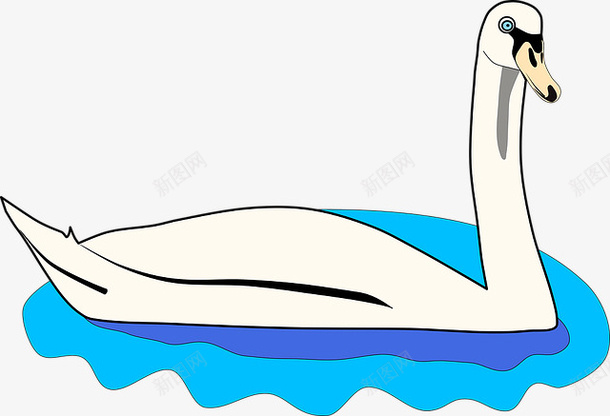 高傲的天鹅png免抠素材_88icon https://88icon.com 免费png素材 动物 卡通 天鹅 美丽