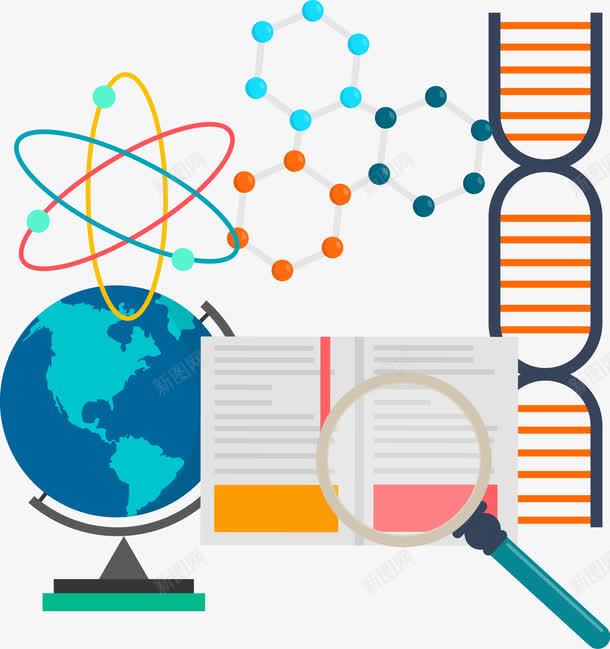 手绘化学课程矢量图ai免抠素材_88icon https://88icon.com 化学 学习 手绘 排列 知识 矢量图