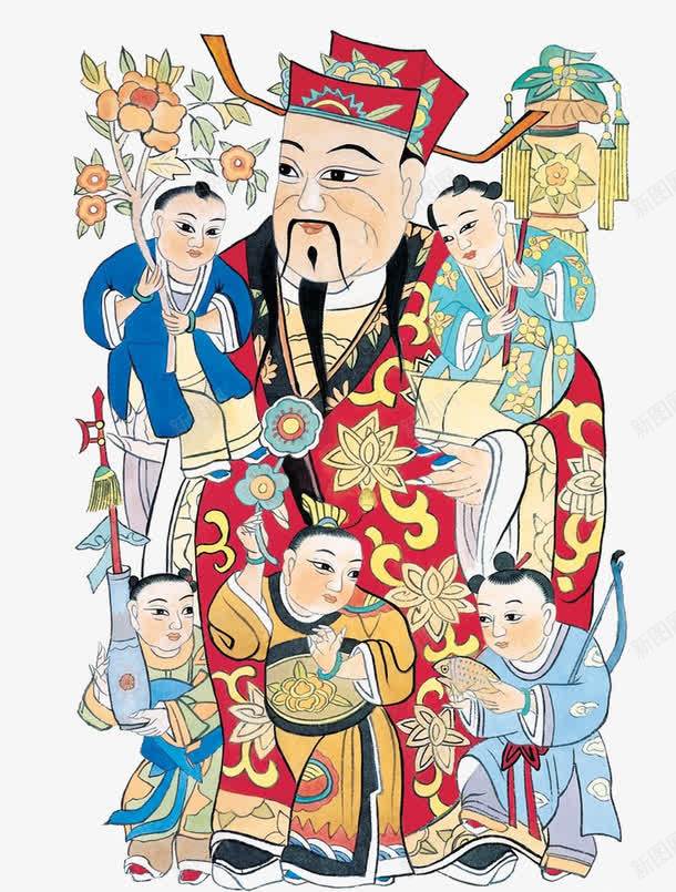 神话人物png免抠素材_88icon https://88icon.com 古风 新年 神话人物 门神