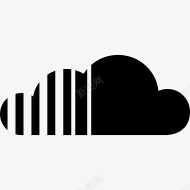 标准字视频SoundCloud大标志图标图标