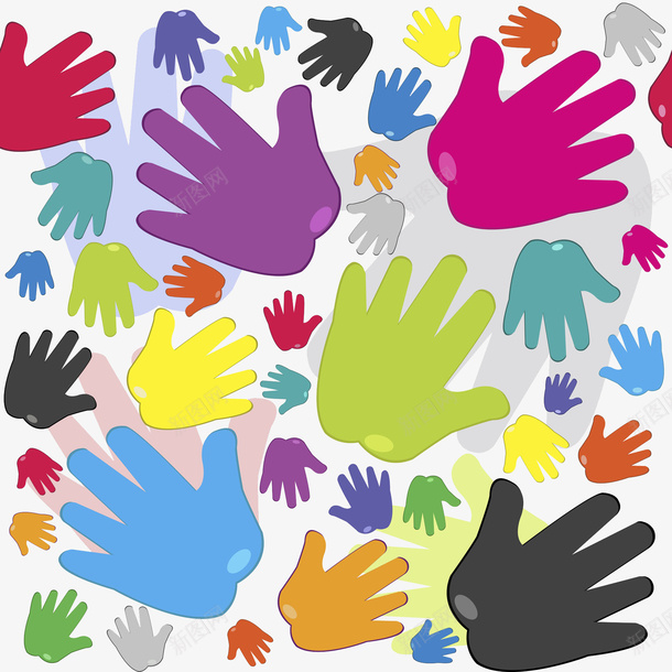手绘卡通手掌心背景png免抠素材_88icon https://88icon.com 人的手 双手 双手心 手掌印 手掌心 掌心 背景