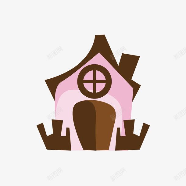 卡通小屋png免抠素材_88icon https://88icon.com 卡通小屋 小屋子 小房子