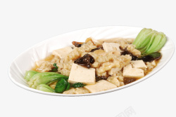 小酥肉烩豆腐素材