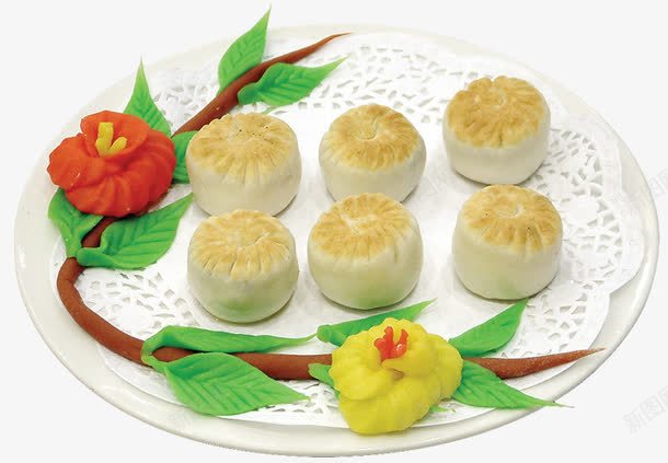 香煎冬菜包png免抠素材_88icon https://88icon.com 中华美食 中国美食 产品实物 冬菜包 家常菜 菜品 餐饮 香煎包