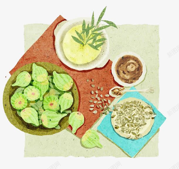 卡通饺子小吃png免抠素材_88icon https://88icon.com 小吃 蛋花羹 餐桌 饺子
