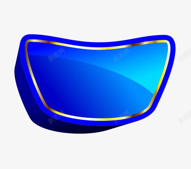 banner背景板png免抠素材_88icon https://88icon.com 渐变 立体 蓝色